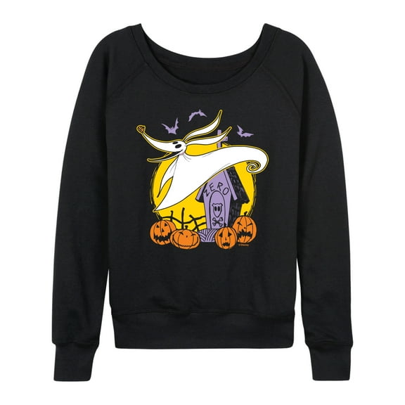The Nightmare Before Christmas - Zero - Women's Lightweight French Terry Long Sleeve Shirt
