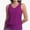 Fuchsia, variant on Women's Summer V Neck Tank Top Basic Sleeveless Casual Fit Shirts
