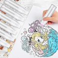 thumbnail image 2 of 10 Pack Refillable Acrylic Paint Markers 15mm Empty Acrylic Markers Clear White Paint Marker Pens fo, 2 of 5
