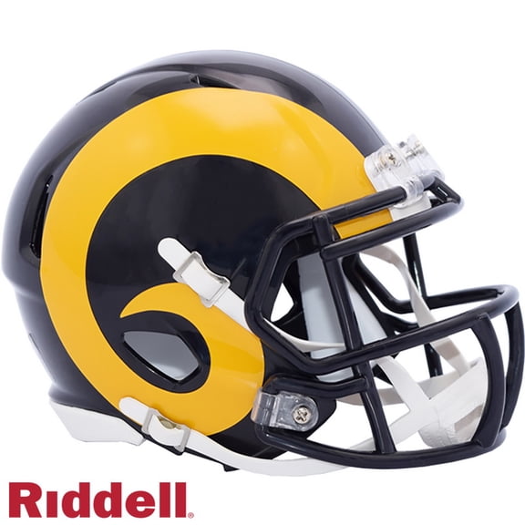 Los Angeles Rams Helmet Riddell Replica Mini Speed Style 1981-1999 T/B