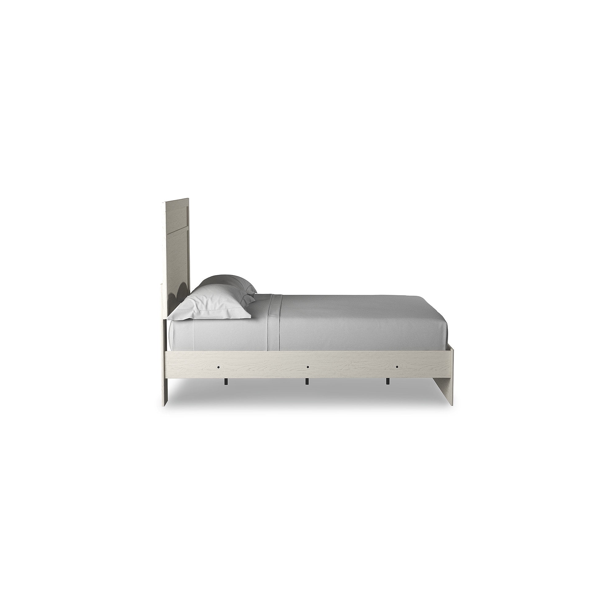 Signature Design by Ashley Stelsie Kids Full Panel Bed with Headboard and Footboard, White Finish