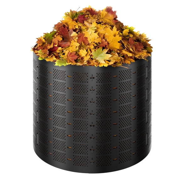 Expandable Compost Bin 220 Gallon Outdoor, Easy Setup Composter for Garden, Creates Fertile Soil Quickly