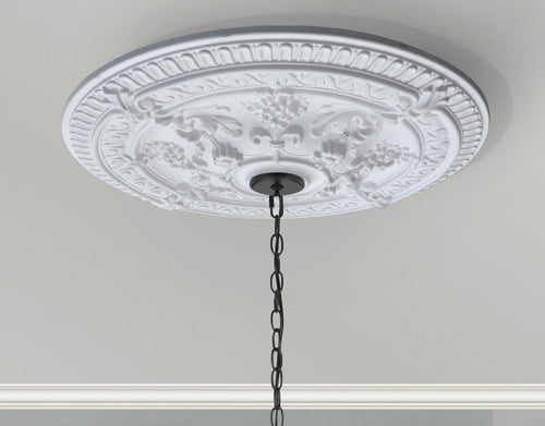Ceiling Fan Light Medallion 16 inch 2 Pack Chandelier Decorative Fixture Cover 