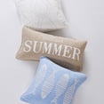 thumbnail image 2 of Levtex Home - Blue Sea - Decorative Pillow (18 x 18in.) - Tufted Chevron - Cream and Teal, 2 of 3