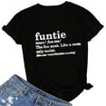 thumbnail image 2 of Ichuanyi Womens Tops, Summer Women Cat Letter Printing Short Sleeve Shirt Casual Tops Blouse, 2 of 3