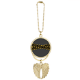 thumbnail image 1 of Logo Site Construction Avertissement Porte-Clés Angel Pendentif Aile, 1 of 4