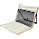 thumbnail image 1 of Silla de camping con respaldo, asiento de suelo plegable, ideal para jardín o exteriores. Beige, 1 of 9