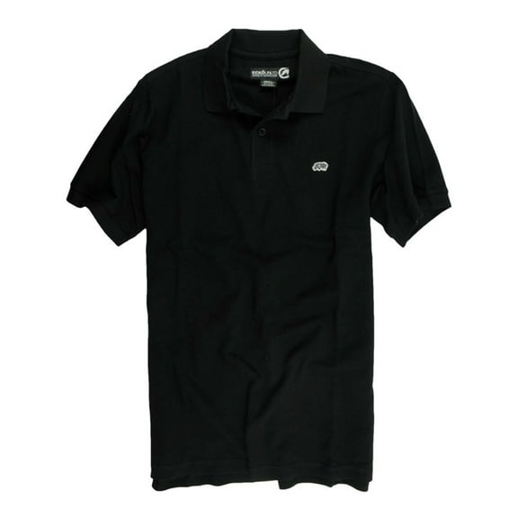 Ecko Unltd. Mens Wallburner Solid Color Polo Shirt, Black, Small