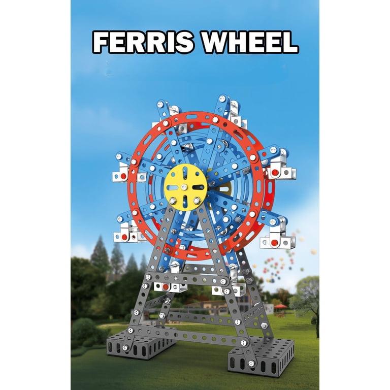 Jixin Xyzhi Erector Set STEM Ferris Wheel Kit 358 pcs for Kids 8