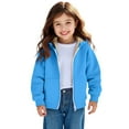 thumbnail image 4 of Coerni Boys Girls Sherpa Fleece Lined Hoodie Jacket Zip Up Thermal Jacket Winter Warm Outwear Coat Cozy Casual Hooded Sweatshirt, 4 of 8
