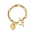 thumbnail image 1 of Bracelet Charme en Or Jaune 14K avec Toggle Heart Tag, 1 of 4