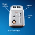 thumbnail image 3 of Tostador 2 Rebanadas Oster Rose Gold Metropolitan Collection, 3 of 5