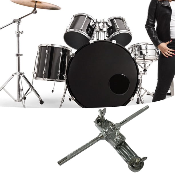 Soporte de montaje de cencerro Hugo Accesorios para Instrumentos Musicales Doble Cabeza