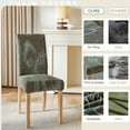 thumbnail image 5 of Chair Covers for Dining Room 4 Pack, Stretch Dining Chair Cover, Washable Spandex Kitchen Parsons Chair Slipcovers,Chair Covers for Home or Party, 5 of 6