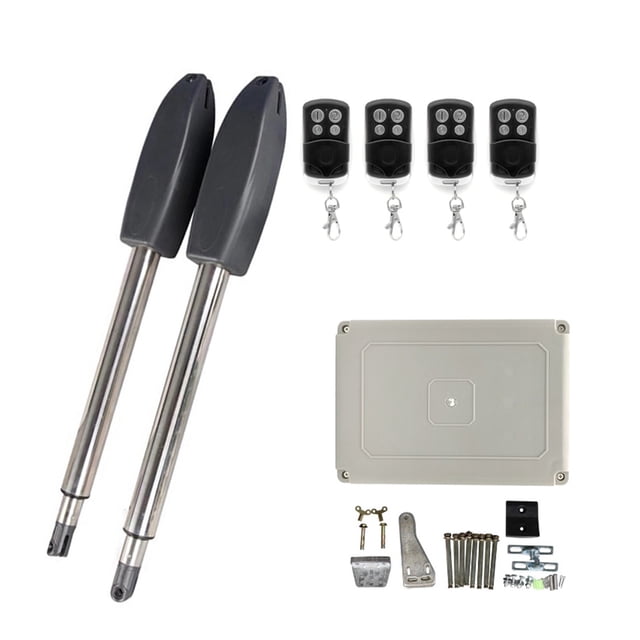 Trousse d'Ouverture Automatique Électrique pour Portail à Bascule 400 kg, Entraînement par Bras de Traction, Opérateur de Porte à Bascule, Actionneur de Moteur, Télécommande Multiple en Option, Libérez Vos Mains