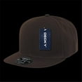 thumbnail image 1 of Decky RP1-PL-BRN-28 Retro Fitted Caps Brown - 7.63, 1 of 1
