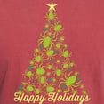 thumbnail image 3 of CafePress - Spider Christmas Tree T Shirt - Mens Comfort Colors Shirt, 3 of 5