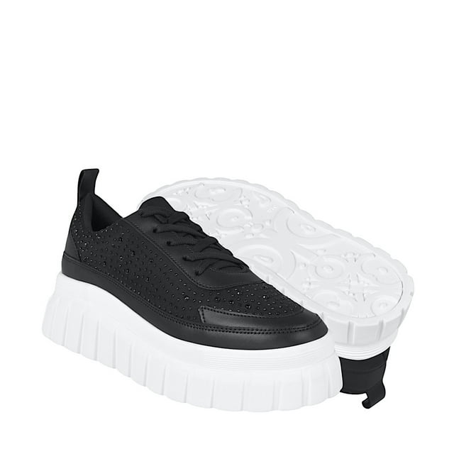 TENIS CASUALES DAMA STYLO 18668 SIMIPIEL NEGRO