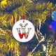thumbnail image 3 of Decoraciones Del Árbol de Navidad con 26 Letras Del Alfabeto, Rojo Acrílico Fawn Colgante Ornamentos para el Hogar, Decoración Personalizada Del Árbol de Navidad para la Temporada de Vacaciones, 3 of 4