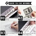 thumbnail image 2 of 100 Envelopes Money Saving Challenge Money Saving Binder 100 Envelope Challenge Binder Savings Binder Envelope A5 Savings Challenge Book (Black), 2 of 11