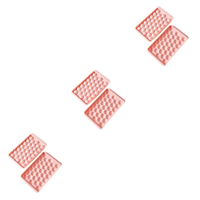 Bearachild Ice Cube Tray Molds Double Layer Icing Shaped Homemade DIY Cubes Kitchen PP Moulds Reusable Round Making Washable Maker Type1 NO1 Bearachild CBP487926