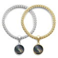 thumbnail image 1 of Dark Colorful Sky Clouds Lover Bracelet Bangle Pendant Jewelry Couple Chain, 1 of 3