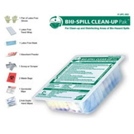 WP000-PT -UPC-302 UPC-302 Spill Kit Bio-Spill Body Fluid Clean Up Bio In Surgical Tray Ea Pick Enterprises, (Best Way To Clean Up Oil Spill On Concrete)
