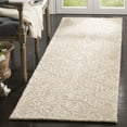 thumbnail image 1 of SAFAVIEH Blossom Collection 2'3" x 8' Beige/Ivory BLM112B Handmade Premium Wool Runner Rug, 1 of 4
