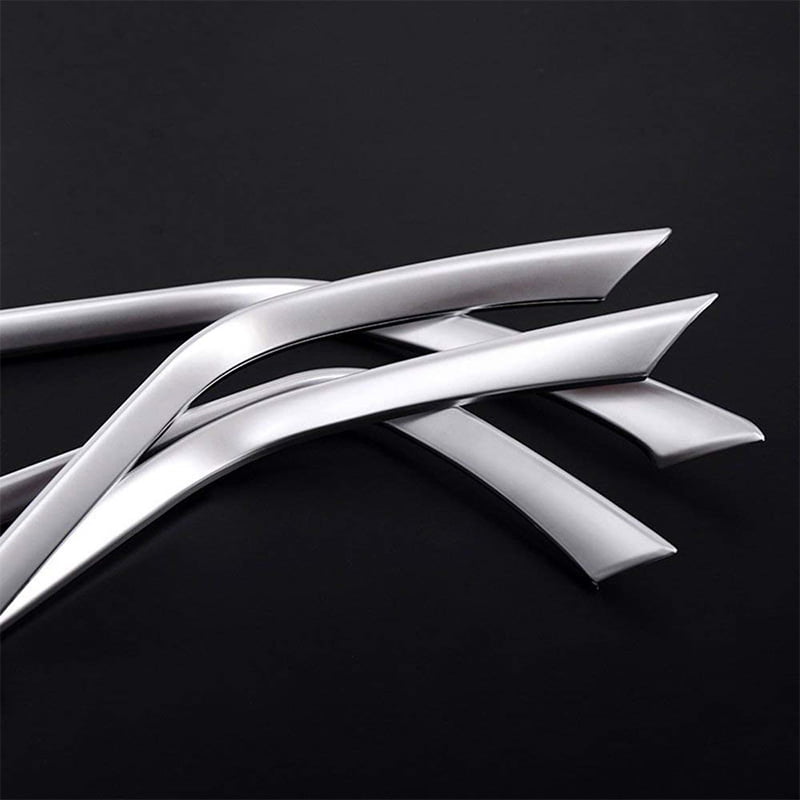 Gaetooely for Range Rover Evoque 2013-2017 Car-Styling ABS Chrome Car Door Decoration Trim Strips Accessories 4Pcs/Set