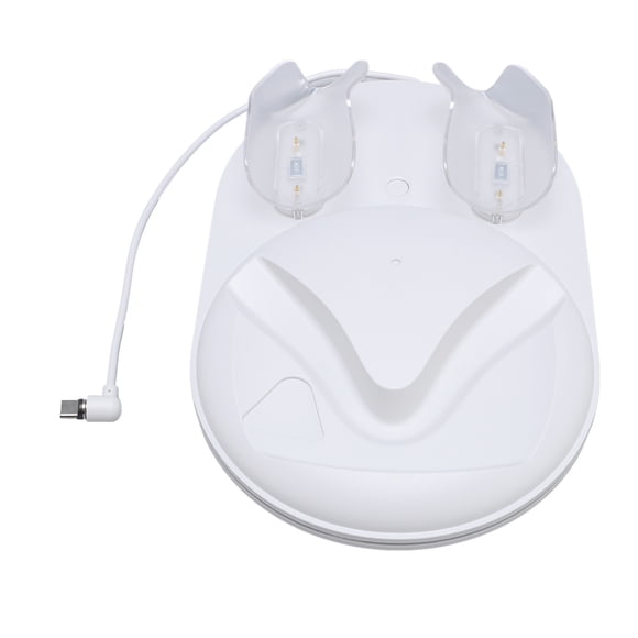 Station de Recharge pour Casque VR, Chargeur de Manette de Casque VR RVB à Charge Rapide Haute Efficacité pour Salle de Jeux