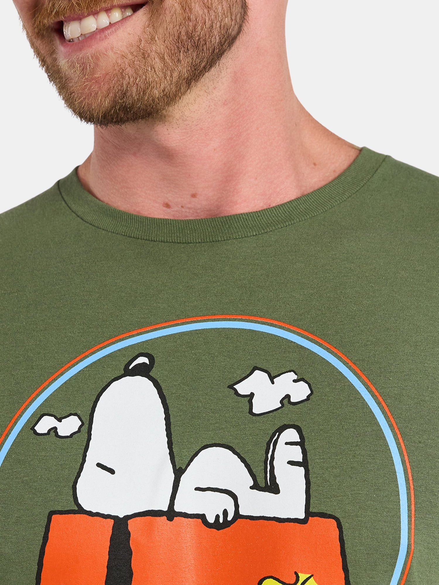 Snoopy Men's and Big Men's Cotton Maybe Tomorrow Graphic Tee, Sizes S-3XL