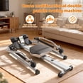 thumbnail image 5 of Thehsnt Quiet Hydraulic Rowing Machine for Home, 110LBS Adjustable Resistance with LCD Monitor & Large Cushioned Seat, 265LBS Capacity Aerobic Fitness, 5 of 11