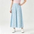 thumbnail image 2 of Posijego Girls Long Pants Polka Dot Print Wide Leg Elastic Waist Lightweight Casual Flowy Palazzo Pants for Big Girls, 2 of 5