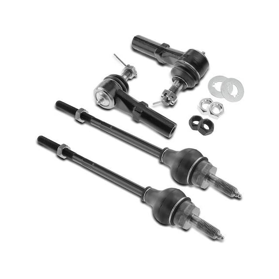 Tie Rod End Kit 4 - Compatible with 2003 - 2020 Chevy Express 2500 2004 2005 2006 2007 2008 2009 2010 2011 2012 2013 2014 2015 2016 2017 2018 2019