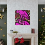 Vultures Roosting Besides - Canvas