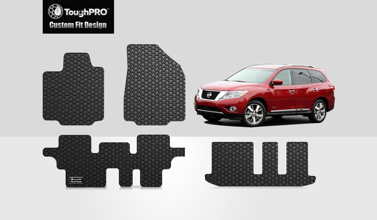 ToughPRO Front, 2nd & 3rd Row Floor Mats for Nissan Pathfinder 2nd