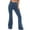 Blue, variant on vigerkar Flare Jean Leggings for Women,Bell Bottom Jeans for Women Knit Crossover High Waisted Bootcut Jean Blue, 4XL