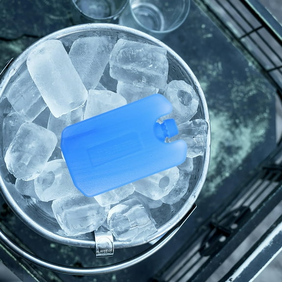 BESTYASH 4Pcs Reusable Ice Packs for Cooler Bag Sky Blue Portable Freezer Blocks for Lunch Box