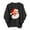 Black 2, variant on Women's Christmas Snowman Print Sweatshirt, X-mas Party Holiday Crewneck Long Sleeve Fleece Lined Relaxed Tops, S-XXL