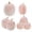 Champagne, variant on QLUEWX 7PCS Black Pumpkins Halloween Decorations, Artificial Foam Glitter Pumpkins Halloween Party Decorations, Fall Party Supplies Home Decor, Halloween Decor for Home Table Window Display