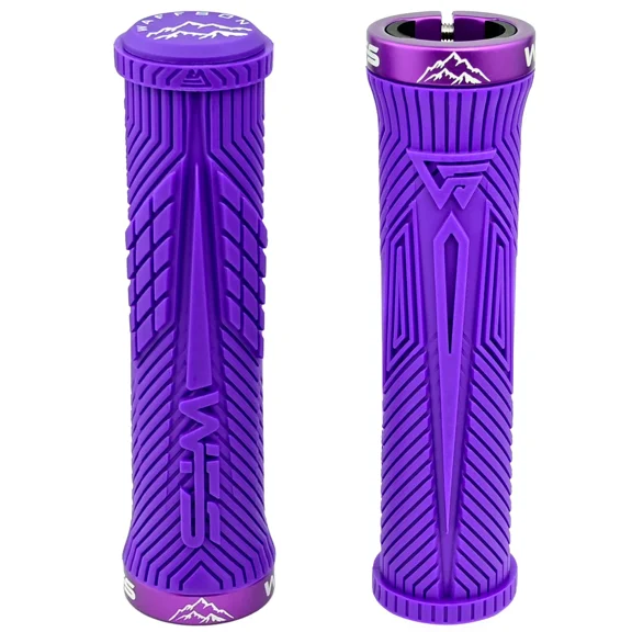 WFS Volatus MTB Grip – Lock-on, Anti-Slip,Single Clamp Bike Handle, Purple, GP26HH-PUR