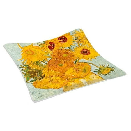 Bowl Vidrio C/Caja 13X13 Sunflowers