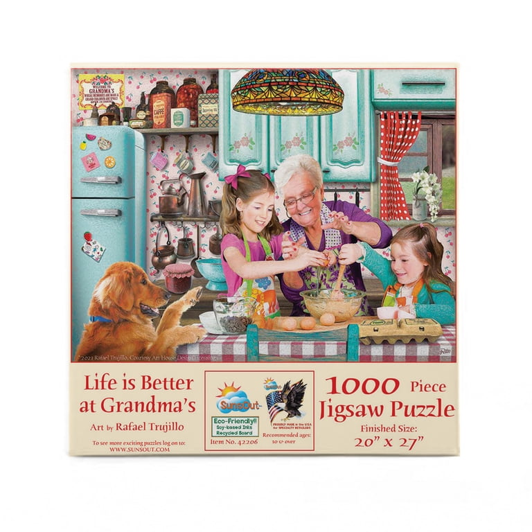 SUNSOUT Halloween Party 500-Piece Jigsaw Puzzle – Fun Family Puzzle Night With Spooky Art By Rafael Trujillo