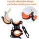 thumbnail image 3 of Abrazadera de bicicleta para linterna de 2 uds, soporte de montaje de linterna de rotación de 360 ​​°, soporte de Clip de rotación para linterna, ciclismo, equitación, 3 of 5