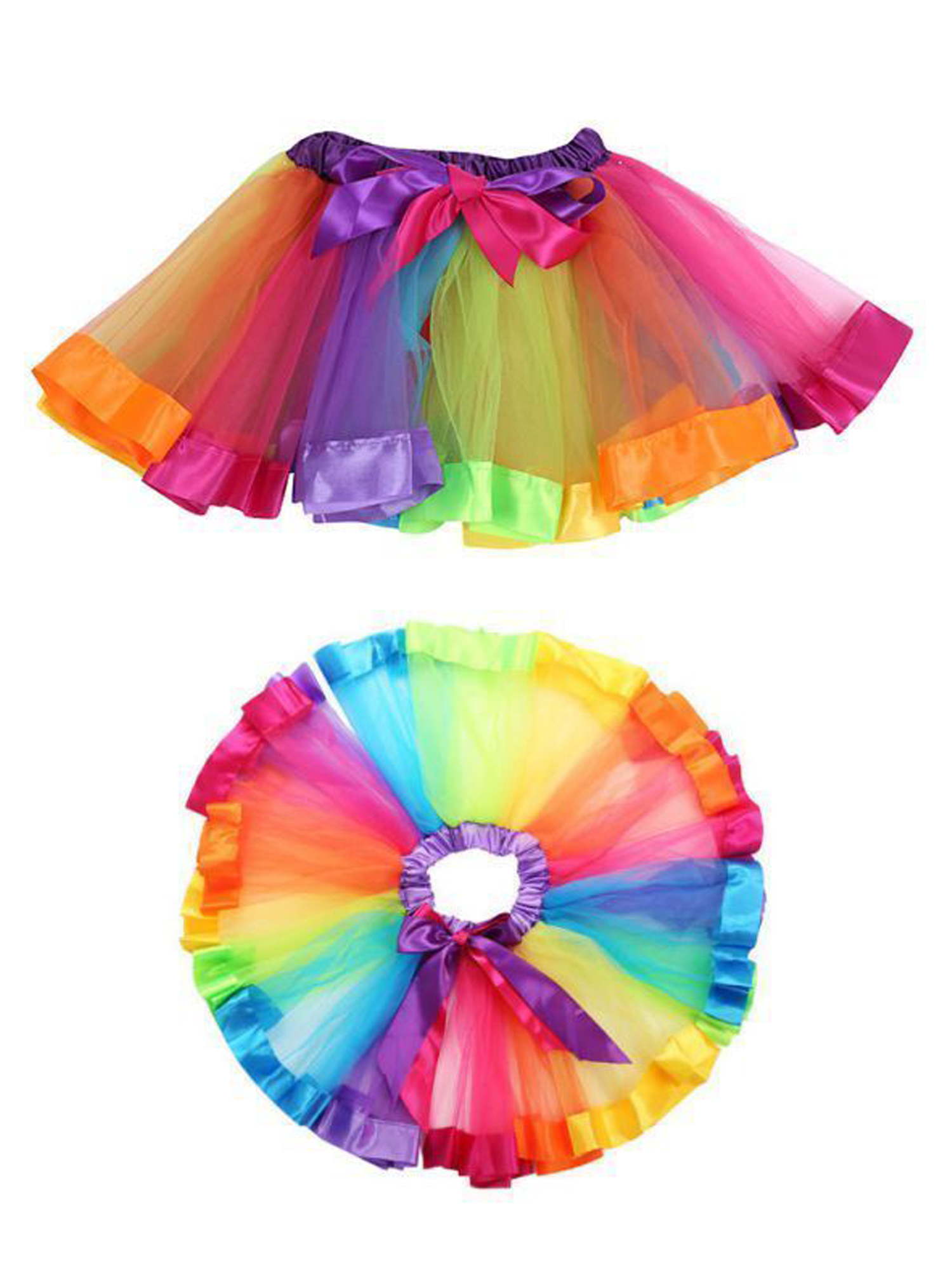 multicolor tutu dress