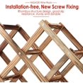thumbnail image 3 of Wine Rack Countertop Wooden Assembled Wine Holders Stands for Counter Wine Display Shelf for 10 Bottles Storage Shelf Sack Wine Stand for Home Kitchen Bar Cabinets, 3 of 6
