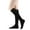 Black, variant on Mqqzkk Women's Cotton Knee High Socks - Casual Solid Colors Fashion Socks 1 Pairs Tube Socks Thigh High Stockings Leg For Outdoor Sport