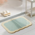 thumbnail image 2 of Soft Absorbent Non-Slip Bathroom Rug Mat, Faux Sheepskin Shaggy Polyester with Rubber Backing, 20x31 Inch for Shower, Tub and Entryway, 2 of 6