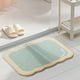 thumbnail image 2 of Felpudo de baño de imitación de lana de oveja, estilo cremoso | Alfombra de poliéster suave y afelpada, antideslizante, con reverso de goma, absorbente de agua | Alfombra moderna para ducha,, 2 of 6