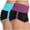 Blue+Purple, variant on GERsome Sports Shorts 2 Packs Soft Comfy Workout Pants Breathable Lounge Dolphin Shorts Cycling Hiking Pants for Women S-3XL
